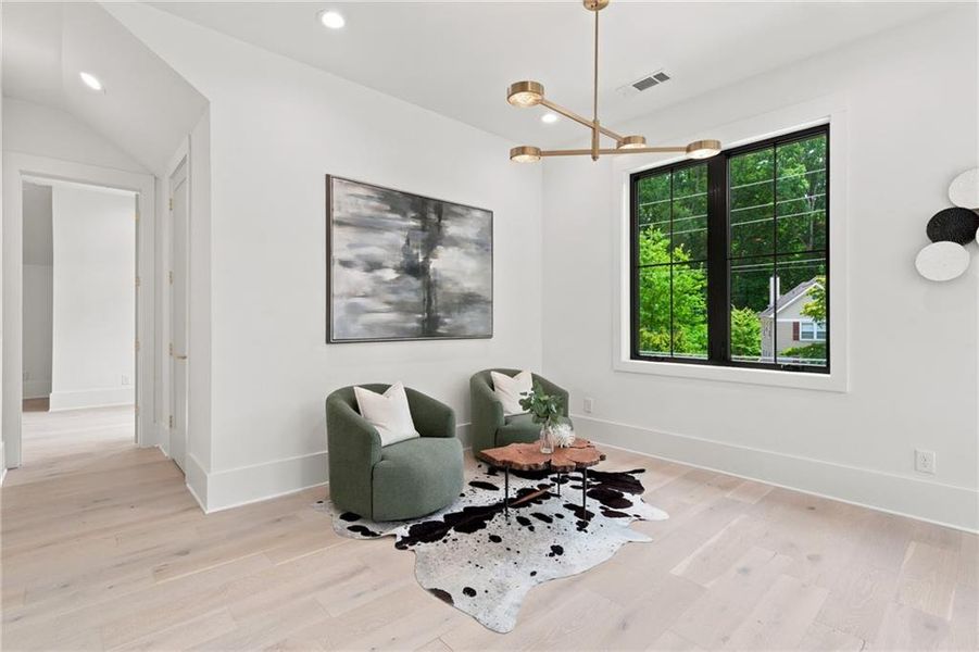 Furnished interior view inside a new home in , Atlanta (Image 35).
