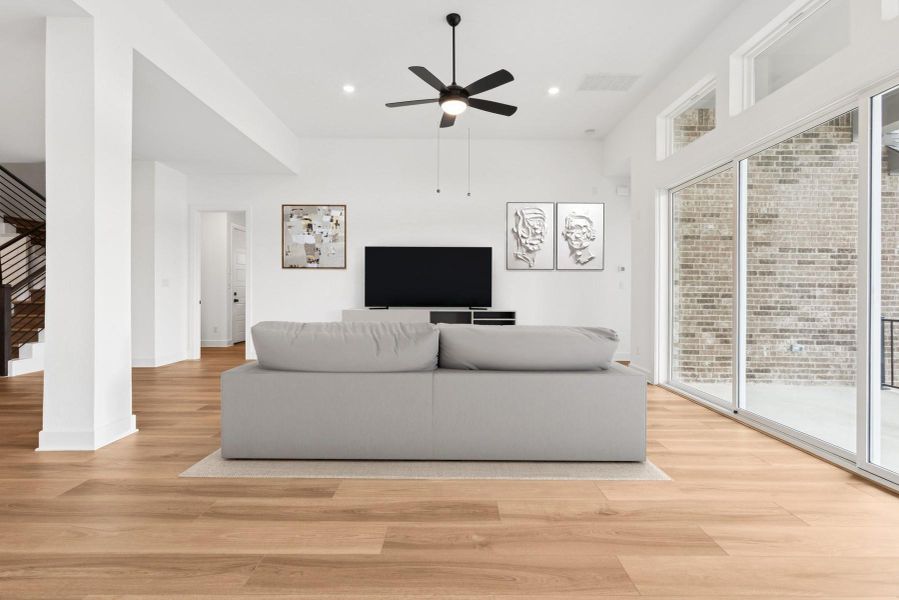 Family Room (Staged)