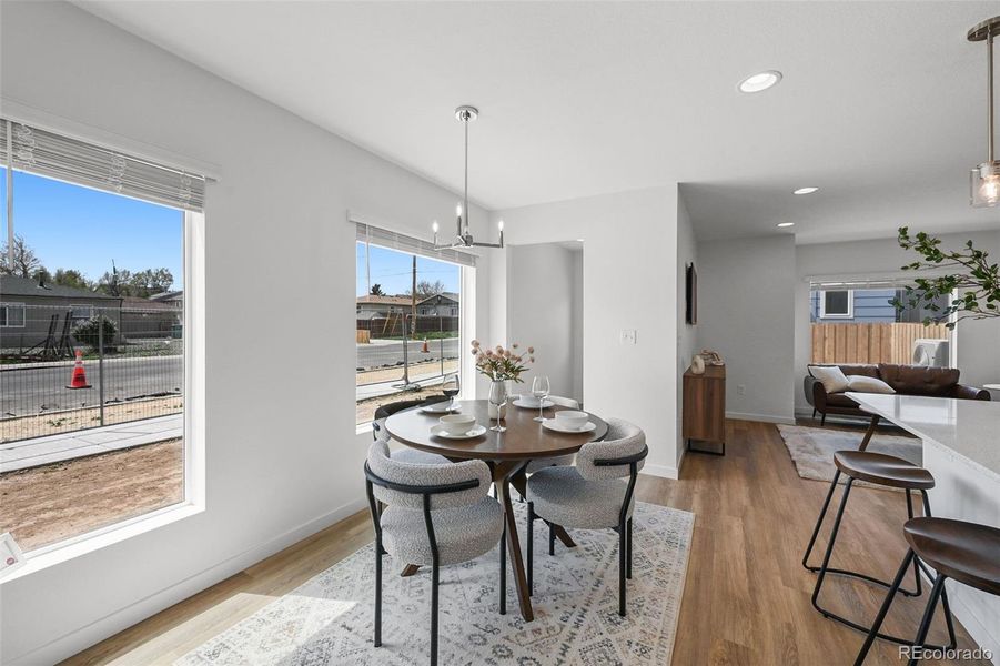 Furnished interior view inside a new home in , Aurora (Image 30).
