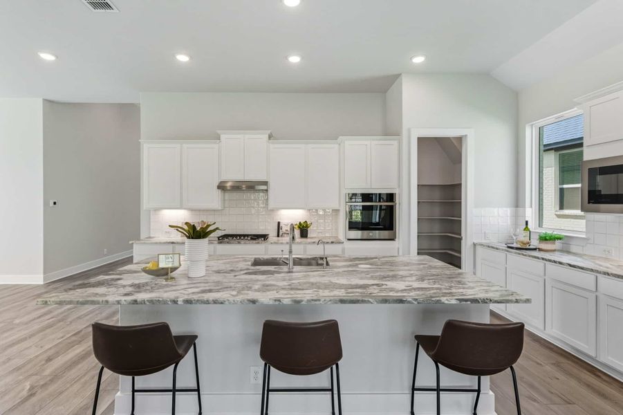 Furnished interior view inside a new home in Prominence – Now Selling, San Antonio (Image 9).