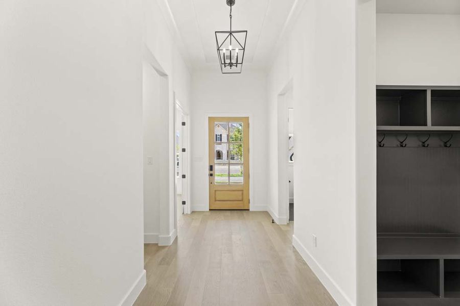 Representative unfurnished interior of a home built from the 5022 by Tradition Homes in Lakewood at Brookhollow – 60′ Lots, Prosper (Image 18).