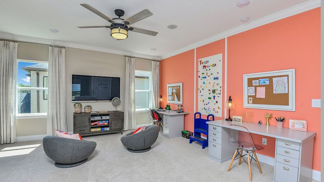 Furnished interior view inside a new home in Skye Ranch Community Group Page, Sarasota (Image 17).