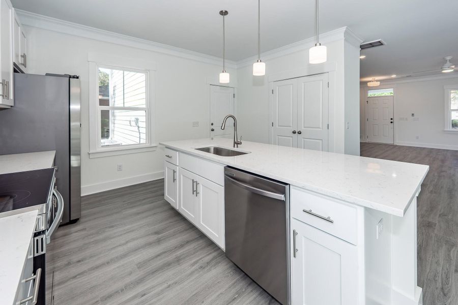 Furnished interior view inside a new home in , North Charleston (Image 9).