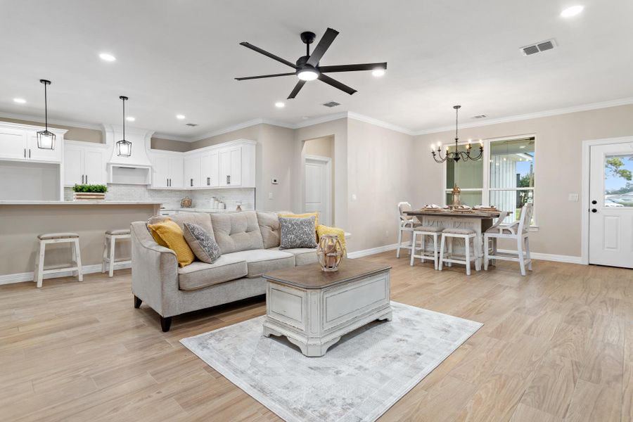 Furnished interior view inside a new home in , Neches (Image 5).