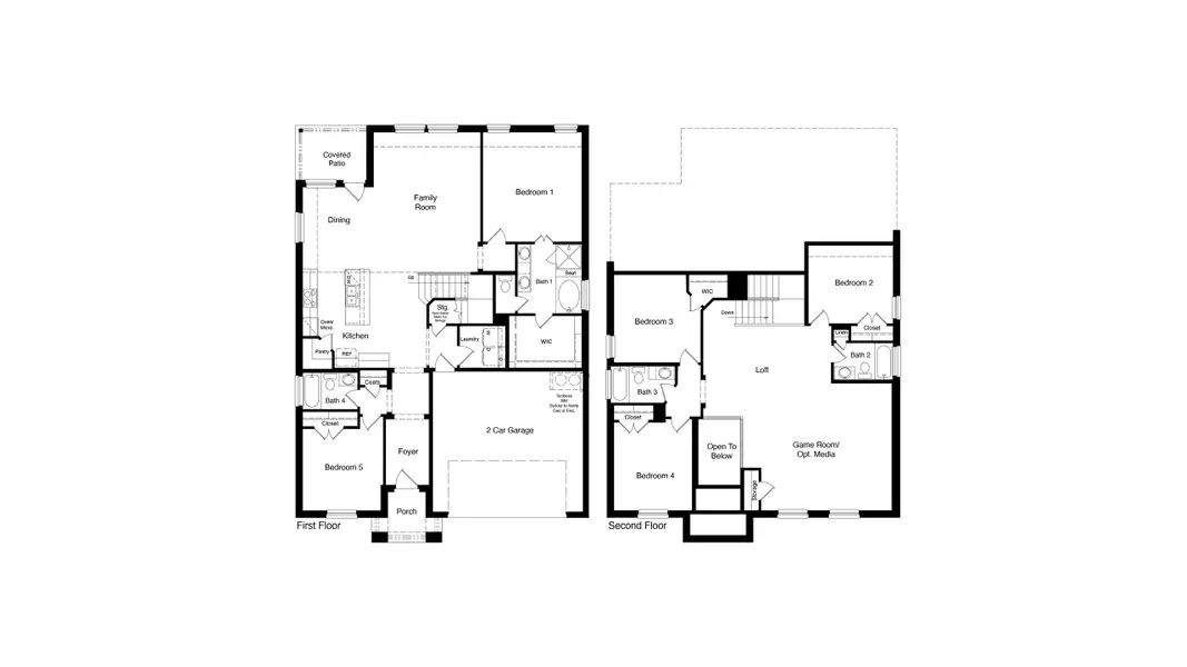 2D floor plan layout for the THE PALM by D.R. Horton in Morningstar, Aledo, TX (Image 3). 2D floor plan layout for the THE PALM by D.R. Horton in Morningstar, Aledo, TX (Image 3).