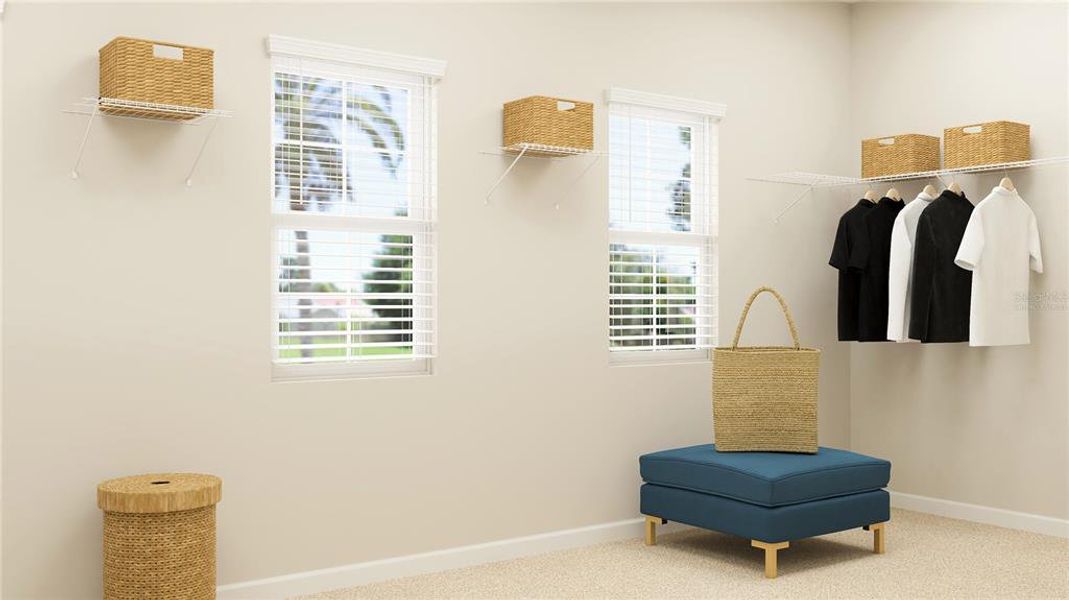 Furnished interior view inside a new home in Waterstone: Estate II Collection, Groveland (Image 23). Furnished interior view inside a new home in Waterstone: Estate II Collection, Groveland (Image 23).