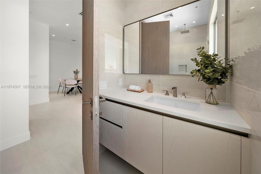 Furnished interior view inside a new home in , Delray Beach (Image 29). Furnished interior view inside a new home in , Delray Beach (Image 29).