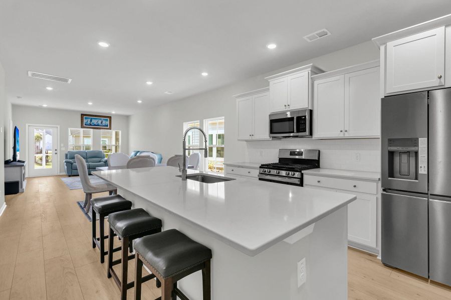 Furnished interior view inside a new home in Horizons at Summers Corner | 55+, Summerville (Image 13).