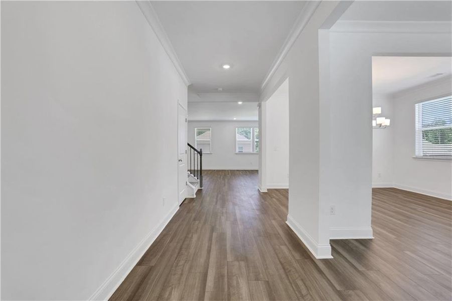 Spacious, unfurnished interior of a new home in Bailey Fence, Dacula (Image 28).