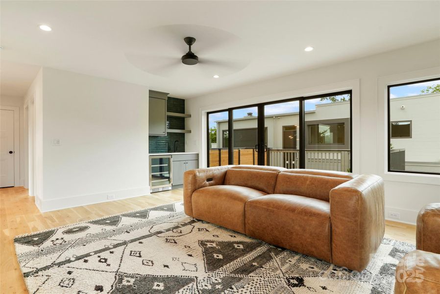 Furnished interior view inside a new home in , Charlotte (Image 13).