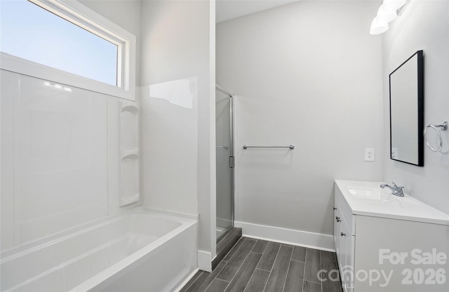 Furnished interior view inside a new home in , Hickory (Image 10).