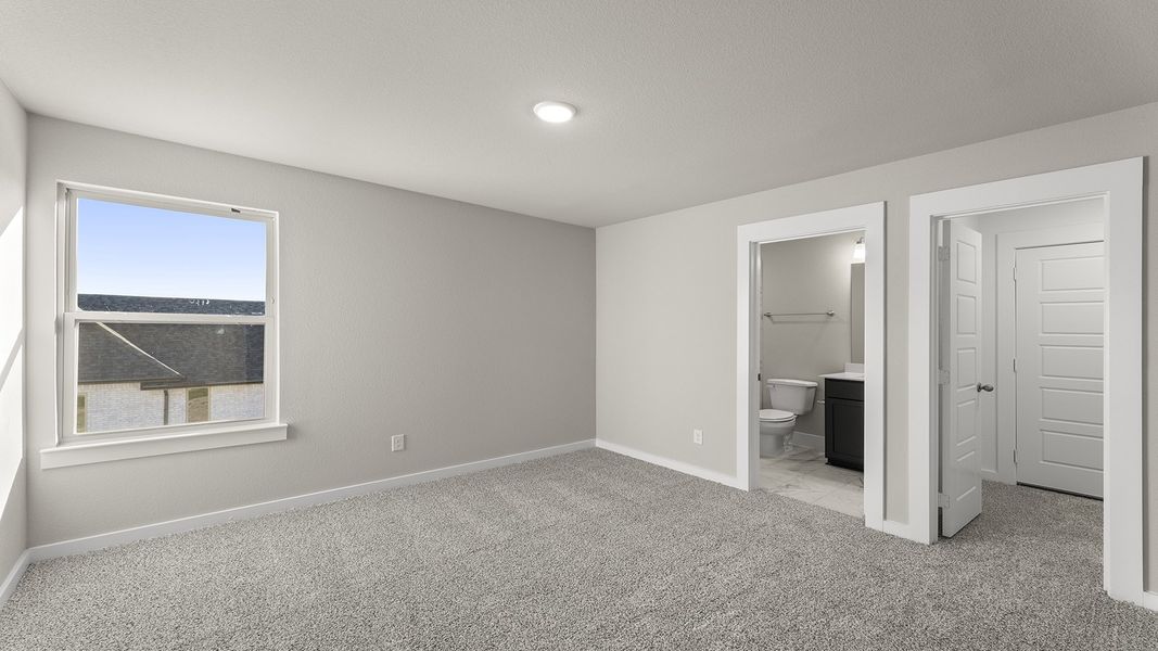 Spacious, unfurnished interior of a new home in Hillside Village 40s, Celina (Image 26). Spacious, unfurnished interior of a new home in Hillside Village 40s, Celina (Image 26).