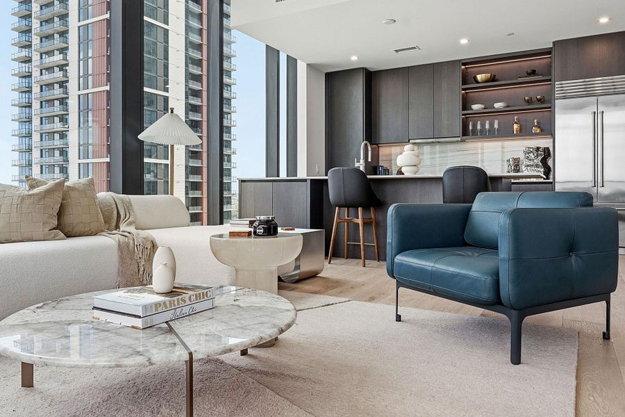 Furnished interior view inside a new home in , Austin (Image 8).