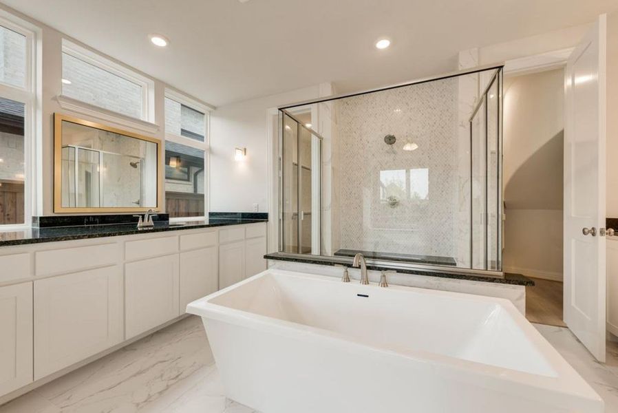 Furnished interior view inside a new home in Somercrest, Midlothian (Image 11).