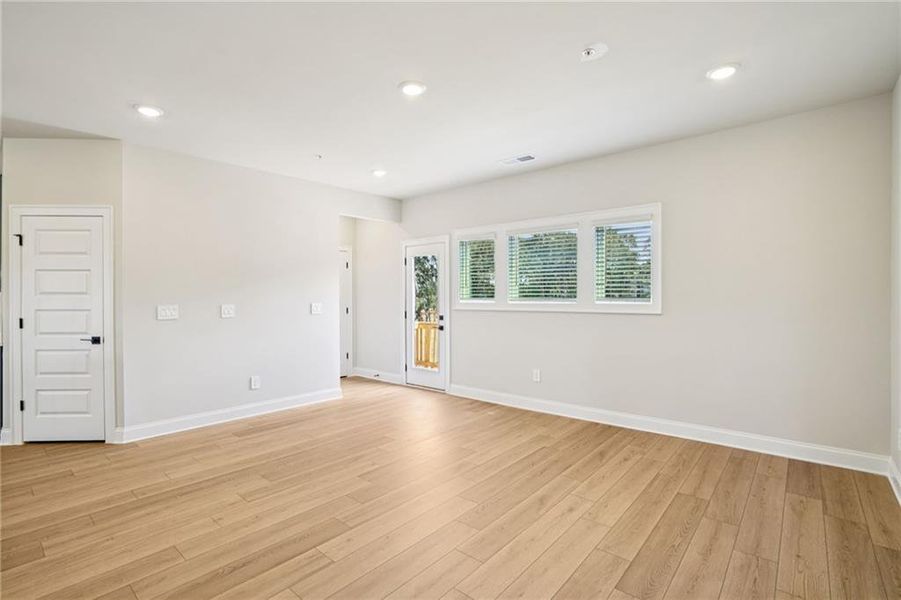 Spacious, unfurnished interior of a new home in Hemingway - Highland Series, Cumming (Image 32).