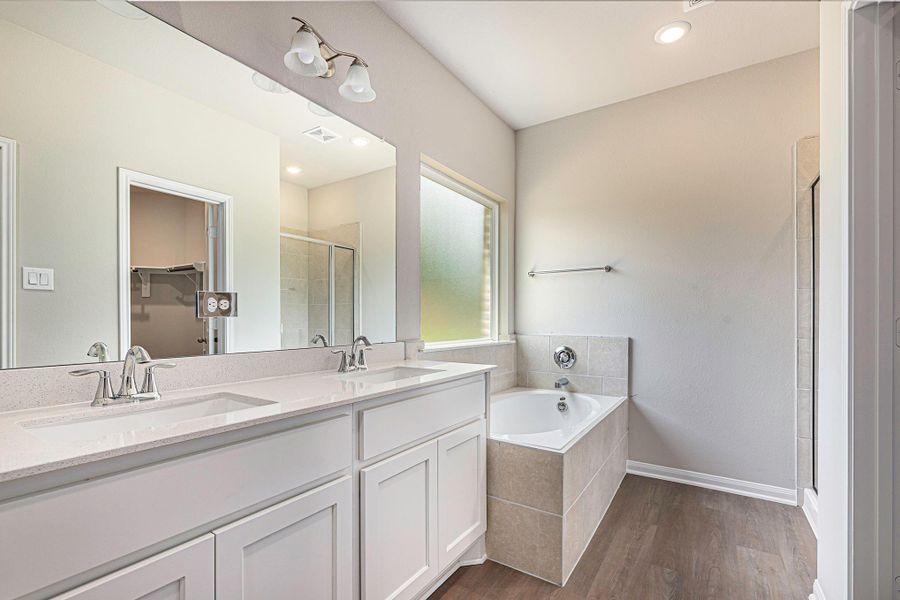 Furnished interior view inside a new home in , Bay City (Image 17). Furnished interior view inside a new home in , Bay City (Image 17).