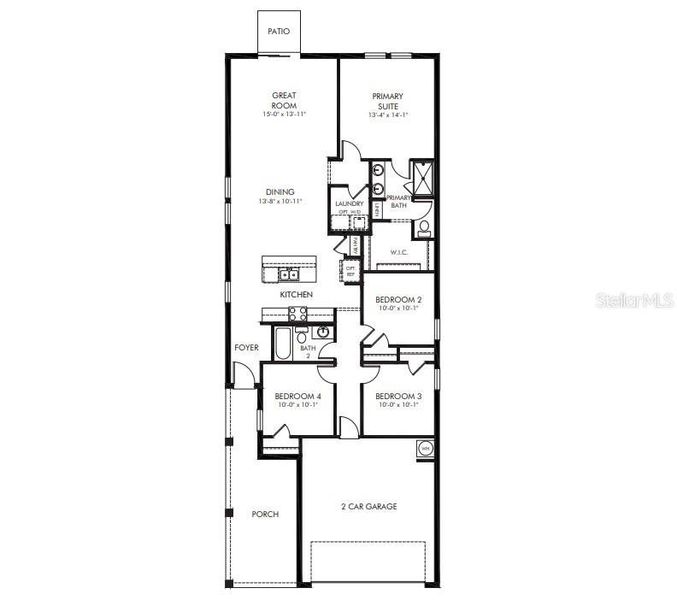 2D floor plan layout of this home in , Haines City, FL (Image 4). 2D floor plan layout of this home in , Haines City, FL (Image 4).