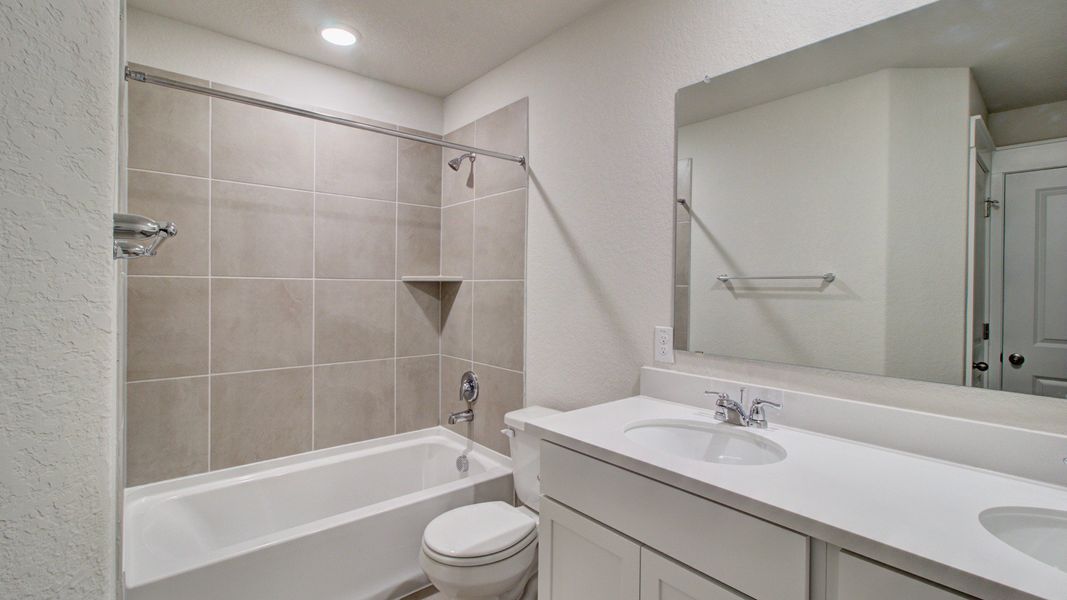 Furnished interior view inside a new home in Cloud Country, New Braunfels (Image 31).