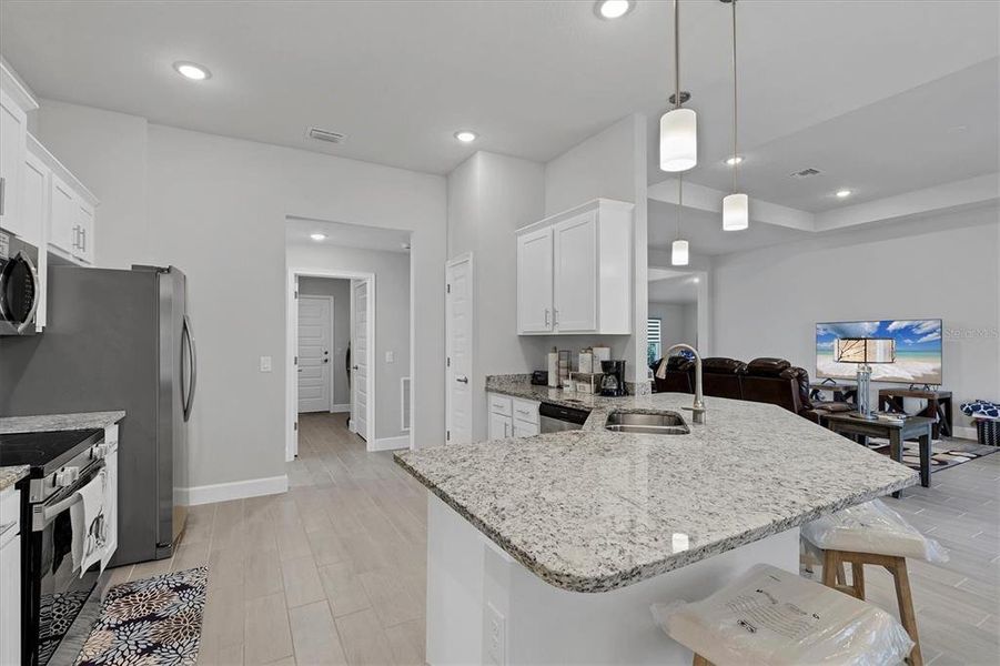 Furnished interior view inside a new home in , Port Charlotte (Image 19). Furnished interior view inside a new home in , Port Charlotte (Image 19).