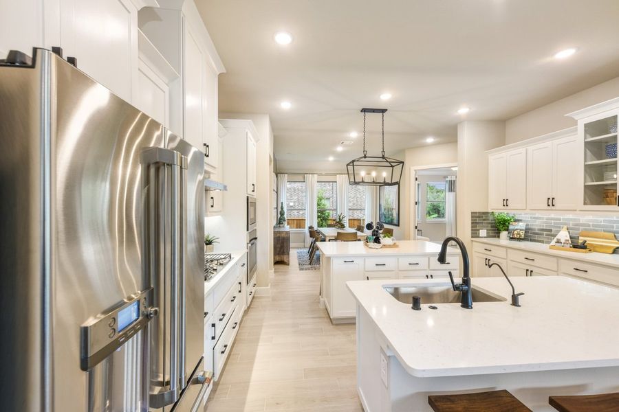 Furnished interior view inside a new home in Lakeview Heights, Azle (Image 17). Furnished interior view inside a new home in Lakeview Heights, Azle (Image 17).