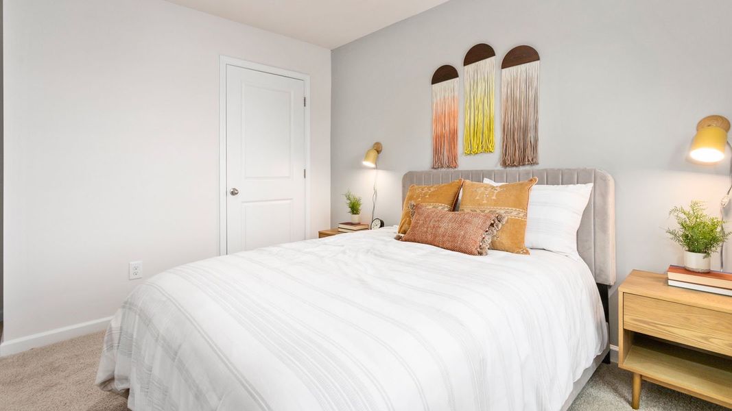 Furnished interior view inside a new home in North Village Townes, Greensboro (Image 22).