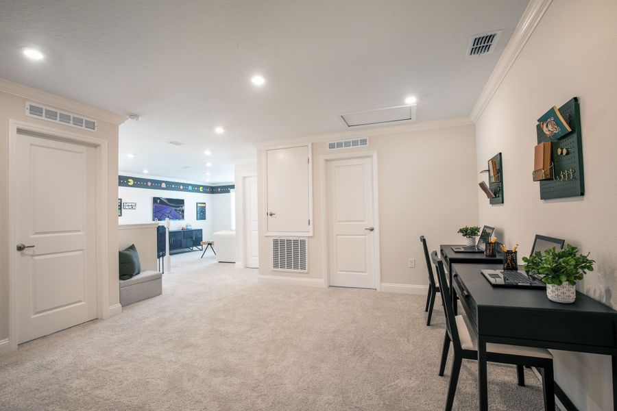 Representative furnished interior of a home built from the Carlisle by Maronda Homes in Malabar Springs, Palm Bay (Image 37).