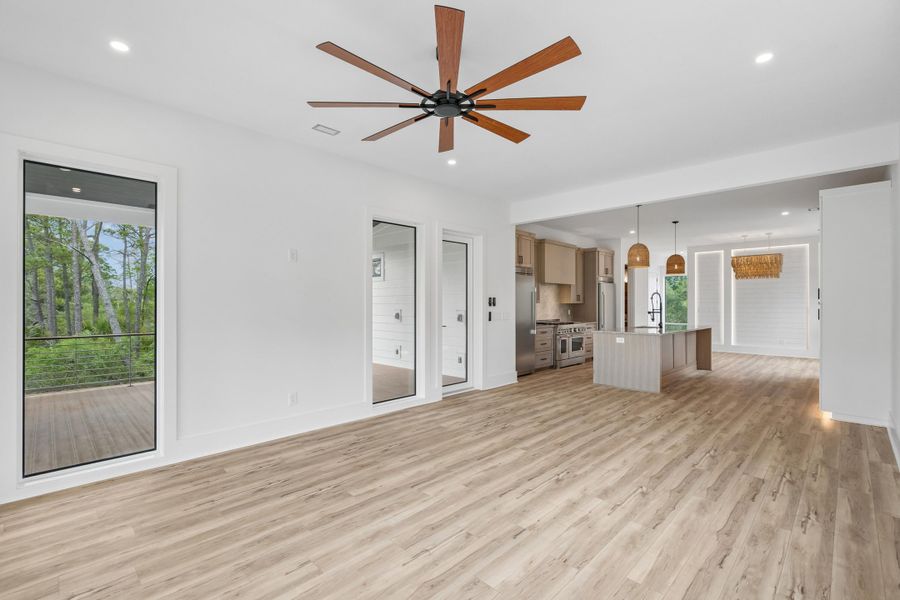 Spacious, unfurnished interior of a new home in , Folly Beach (Image 80).