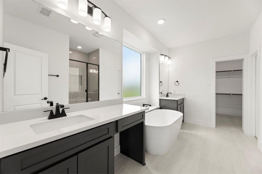 Furnished interior view inside a new home in Grayhawk Addition, Forney (Image 13).