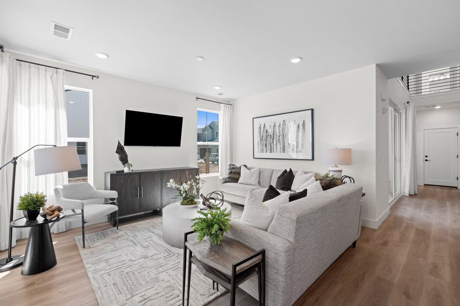 Representative furnished interior of a home built from the 3 by Trumark Homes in Trumark Homes at Sterling Ranch, Littleton (Image 5).