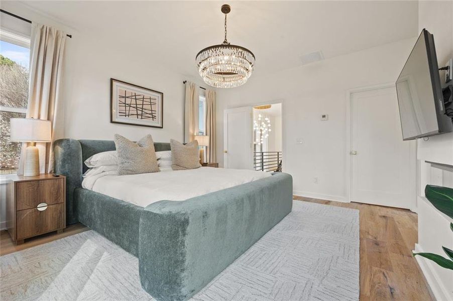 Furnished interior view inside a new home in , Decatur (Image 14).