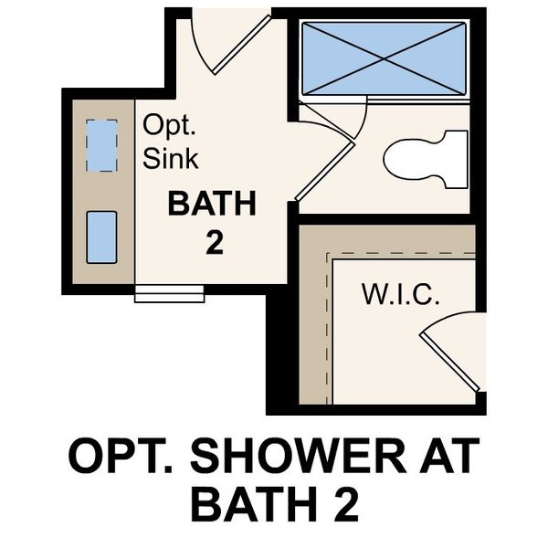 2D floor plan layout for the Savannah by Century Communities in The Highlands at Avery Centre, Round Rock, TX (Image 8).