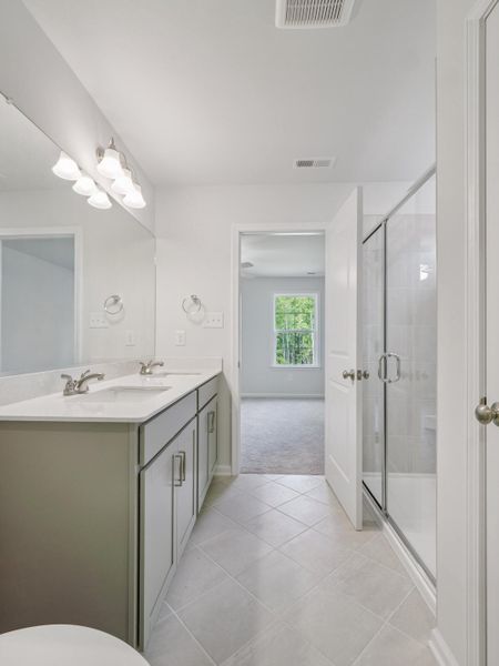 Furnished interior view inside a new home in Central Creek, Goose Creek (Image 8).