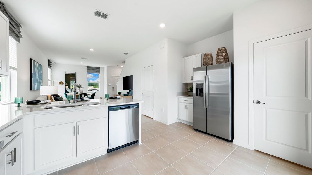 Representative furnished interior of a home built from the Hazel by Taylor Morrison in The Towns at Firethorn, Parrish (Image 8).