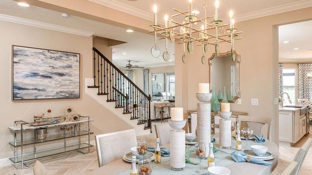 Furnished interior view inside a new home in Firethorn, Parrish (Image 11).