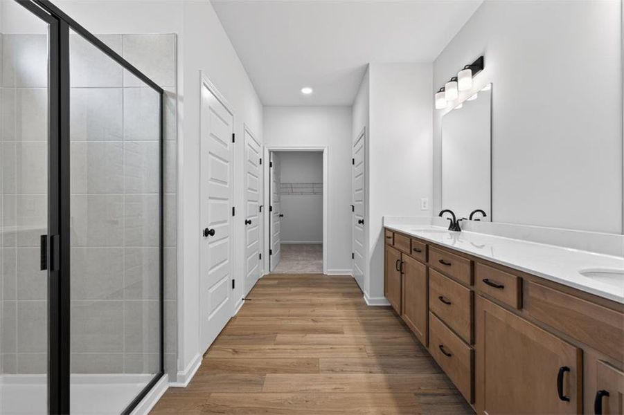 Furnished interior view inside a new home in Jones Ridge, Dallas (Image 13).