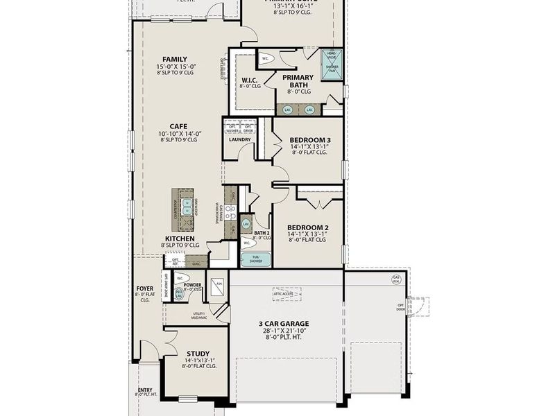 2D floor plan layout of this home in River Ranch Meadows, Dayton, TX (Image 3). 2D floor plan layout of this home in River Ranch Meadows, Dayton, TX (Image 3).