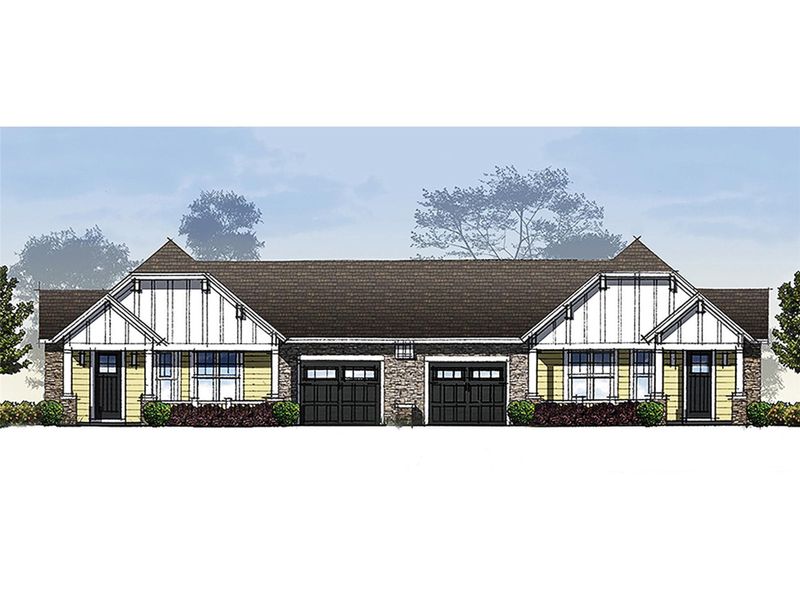 Exterior rendering of this home design in , Laurel Park, NC (Image 1).