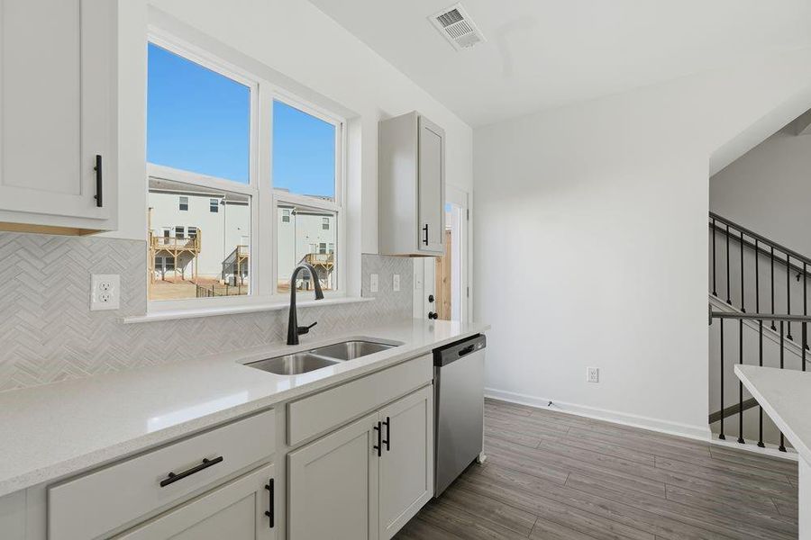 Furnished interior view inside a new home in Chandler Run, Tucker (Image 13). Furnished interior view inside a new home in Chandler Run, Tucker (Image 13).