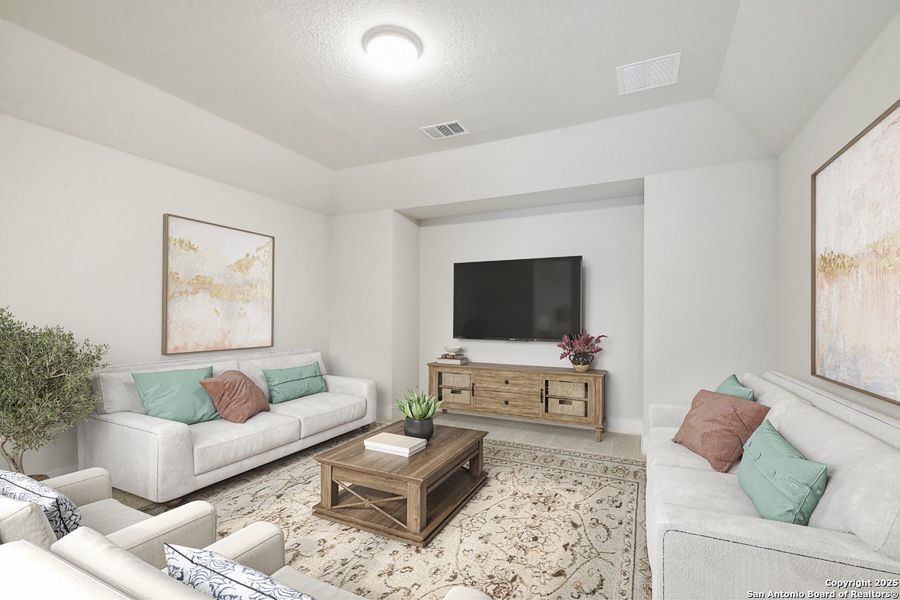 Furnished interior view inside a new home in Weston Oaks, San Antonio (Image 9).