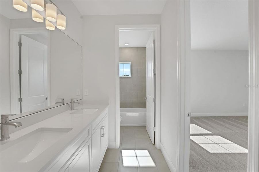 Furnished interior view inside a new home in Palms at Windermere, Windermere (Image 14).