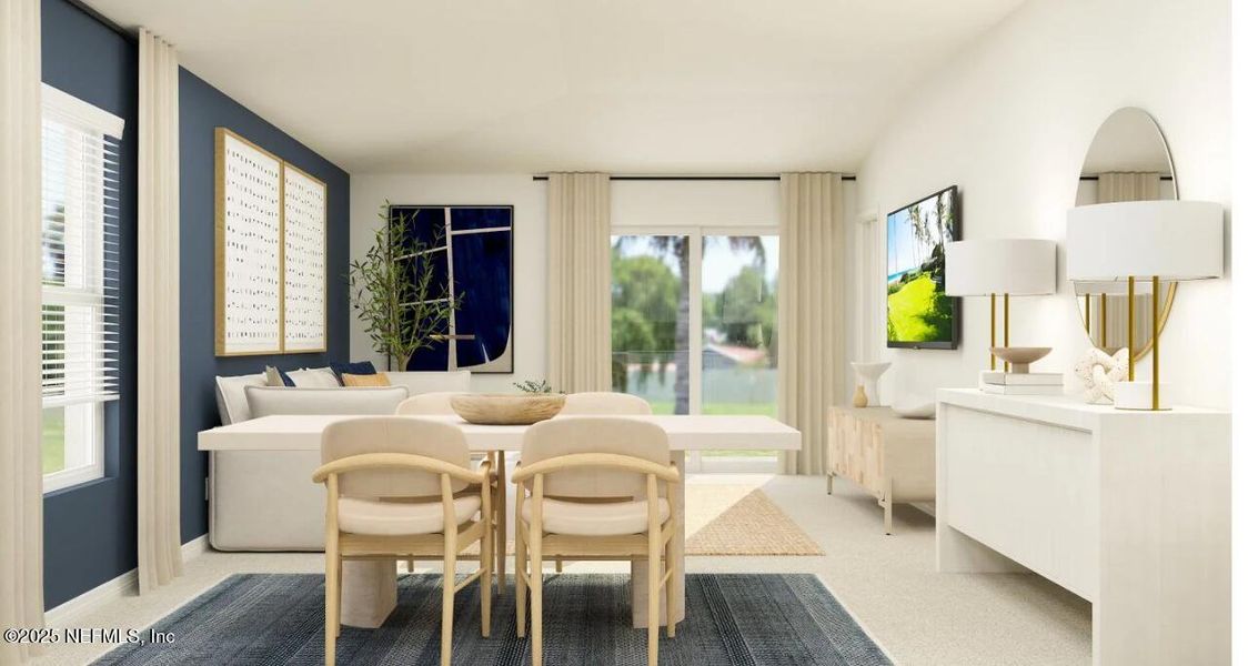 Furnished interior view inside a new home in Saddle Oaks, Jacksonville (Image 7).
