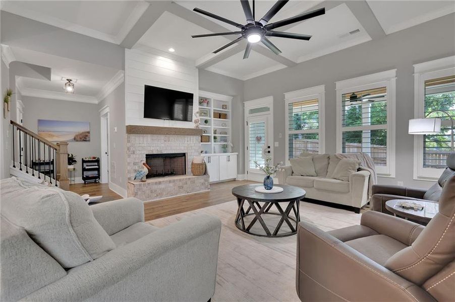 Furnished interior view inside a new home in , Canton (Image 42).