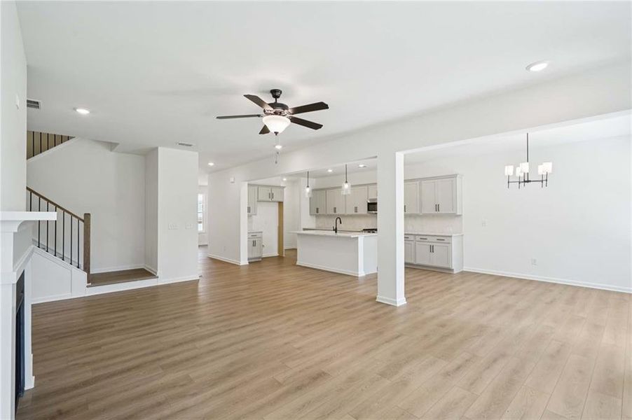 Spacious, unfurnished interior of a new home in The Estates at Casteel, Bethlehem (Image 15).