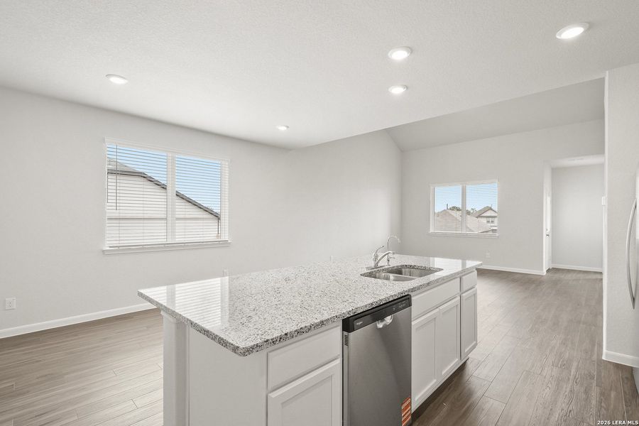 Furnished interior view inside a new home in Hickory Ridge, Elmendorf (Image 13).