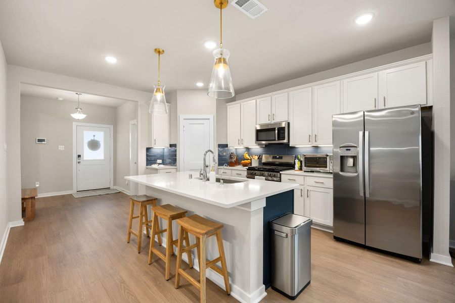 Furnished interior view inside a new home in Marvida, Cypress (Image 37).
