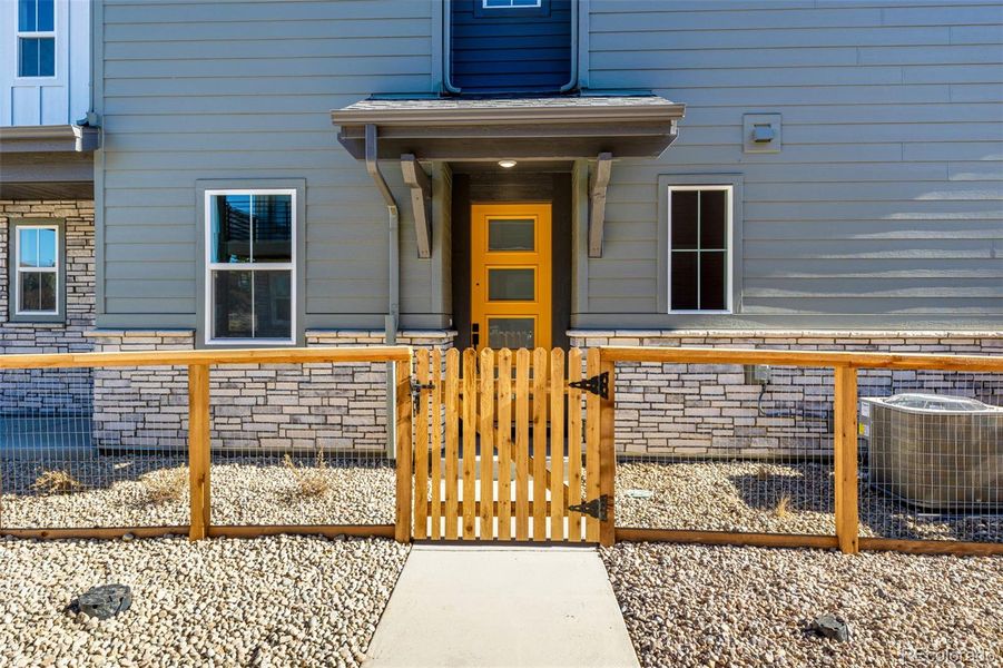 Exterior details and patio area of a home in , Thornton (Image 21).