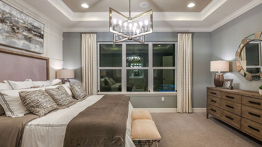 Representative furnished interior of a home built from the Saint Thomas by Taylor Morrison in Cassia at Skye Ranch, Sarasota (Image 31).