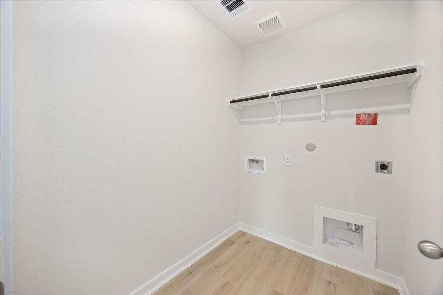 Spacious, unfurnished interior of a new home in Bluebonnet Village, Bellville (Image 24). Spacious, unfurnished interior of a new home in Bluebonnet Village, Bellville (Image 24).