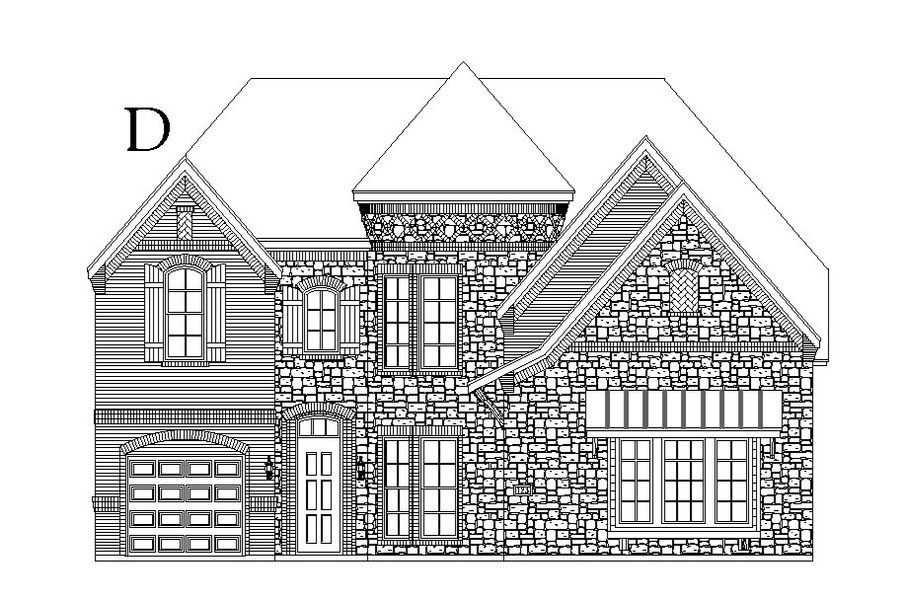 Representative rendering of the exterior for the Portsmouth by Windsor Homes (Image 22).