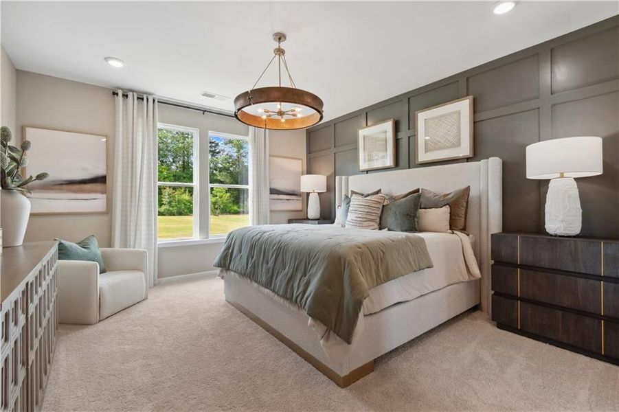 Furnished interior view inside a new home in Westwind Estates, Hampton (Image 14).